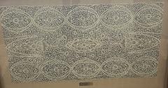 WASHINGTON MARTHA HANDMADE BRUSSELS LACE RIDING VEIL - 4172936