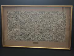 WASHINGTON MARTHA HANDMADE BRUSSELS LACE RIDING VEIL - 4172939