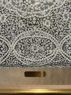 WASHINGTON MARTHA HANDMADE BRUSSELS LACE RIDING VEIL - 4172940