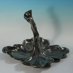 WMF Art Nouveau Maiden Four Sectioned Fruit Dish - 4416108