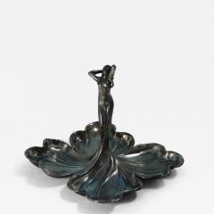 WMF Art Nouveau Maiden Four Sectioned Fruit Dish - 4419429