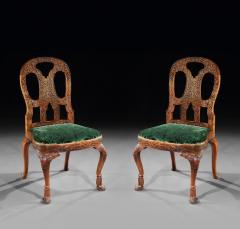 WONDERFUL PAIR OF CHINESE HARDWOOD CHAIRS Masterpiece First Prize  - 3330305