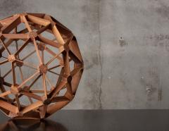 WOOD GEODESIC SCULPTURE - 1018643