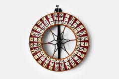 WOODEN DICE GAMBLING WHEEL - 1348260