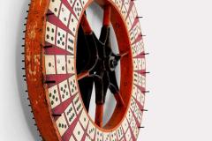 WOODEN DICE GAMBLING WHEEL - 1348316