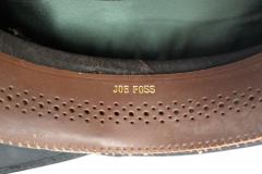 WWII USMC Officers Visor Cap Joe Foss Embossed on the Sweatband - 3672868