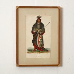 Wa Na Ta Grand Chief of the Sioux McKenney Hall Engraving 19th Century - 2859452