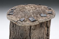 Wabi Sabi Pair of Bee Hive Stools 19th Century - 2670441