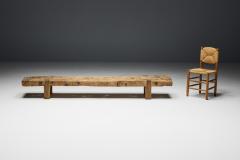 Wabi Sabi Primitive Rustic Bench France 19th Century - 4431576