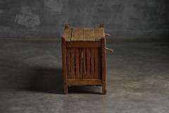 Wabi Sabi Primitive Slatted Cabinet Europe Early 20th Century - 4586585
