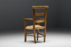 Wabi Sabi Rustic Cord Arm Chair 1940s - 2460595