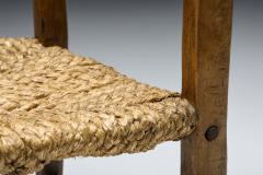 Wabi Sabi Rustic Cord Arm Chair 1940s - 2460618