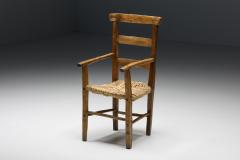 Wabi Sabi Rustic Cord Arm Chair 1940s - 2460652