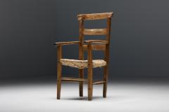 Wabi Sabi Rustic Cord Arm Chair 1940s - 2460655
