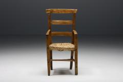 Wabi Sabi Rustic Cord Arm Chair 1940s - 2460672