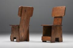 Wabi Sabi Rustic Dining Chairs 1960s - 2460639
