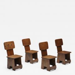 Wabi Sabi Rustic Dining Chairs 1960s - 2463799
