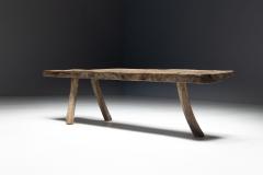 Wabi Sabi Rustic Tripod Bench France 19th Century - 4549581