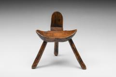 Wabi Sabi Rustic Tripod Stool 1940s - 2460607