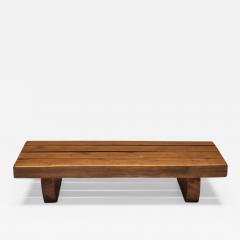 Wabi Sabi Solid Wood Coffee Table 1960s - 2134361