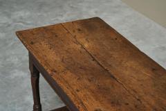 Wabi Sabi Style Refectory Side Table in Solid Oak Early 19th Century - 4394577