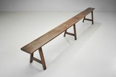 Wabi Sabi Style Solid Wood Bench France 19th Century - 3501923