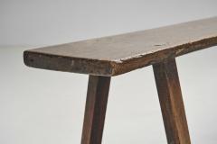 Wabi Sabi Style Solid Wood Bench France 19th Century - 3501926