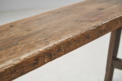 Wabi Sabi Style Solid Wood Bench France 19th Century - 3501927