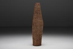 Wabi Sabi Woven Rattan Floor Lamp 1960s - 2594675