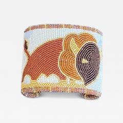 Wade Patton Buffalo Beaded Cuff - 4532012
