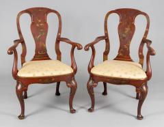 Waldorf Astoria George I Style Chinoiserie Armchairs A Pair - 1891664