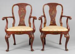 Waldorf Astoria George I Style Chinoiserie Armchairs A Pair - 1891665