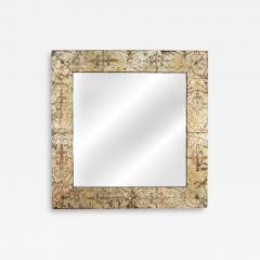 Walker Zabriskie Antiqued Pressed Metal Mirror - 3045294