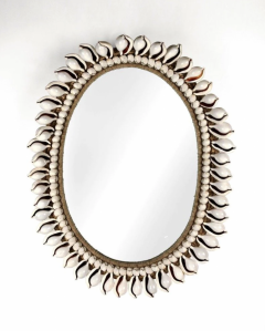 Walker Zabriskie Nikki Shell Mirror White - 2985541
