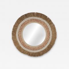 Walker Zabriskie Raffia Shell Mirror 1 - 3045289