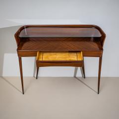 Wall Console with Glass Shelf Italy Mid 20th Century - 4709757