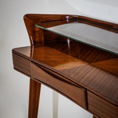 Wall Console with Glass Shelf Italy Mid 20th Century - 4709760