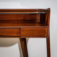 Wall Console with Glass Shelf Italy Mid 20th Century - 4709761