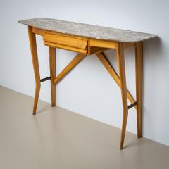 Wall Console with Marble Top Italy 1950s - 4435482