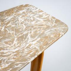 Wall Console with Marble Top Italy 1950s - 4435490