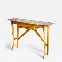 Wall Console with Marble Top Italy 1950s - 4435644