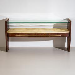 Wall Console with Parchment Italy 1960s - 4790873