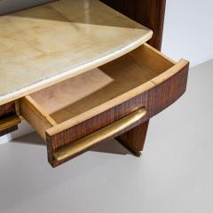 Wall Console with Parchment Italy 1960s - 4790879