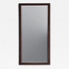 Wall Mirror in Ribbed Walnut Frame Italy - 4441530