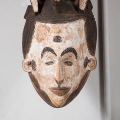 Wall Mounted Carved Wood Sculpture of Igbo Mask Nigeria Late 19th Century - 1648469