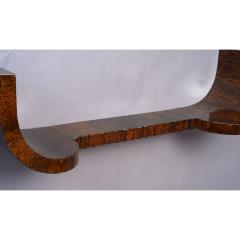 Wall Mounted Palm Wood Console Italy 1930s - 304538