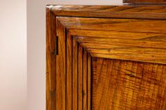 Wall mounted oak wood sideboard with four doors Italy 1950s - 4228370