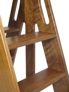 Walnut American Studio Craft Library Ladder - 1945360