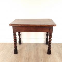 Walnut Baroque Continental One Drawer Table 17th Century and Later - 3001688