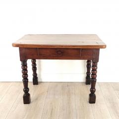 Walnut Baroque Continental One Drawer Table 17th Century and Later - 3001689